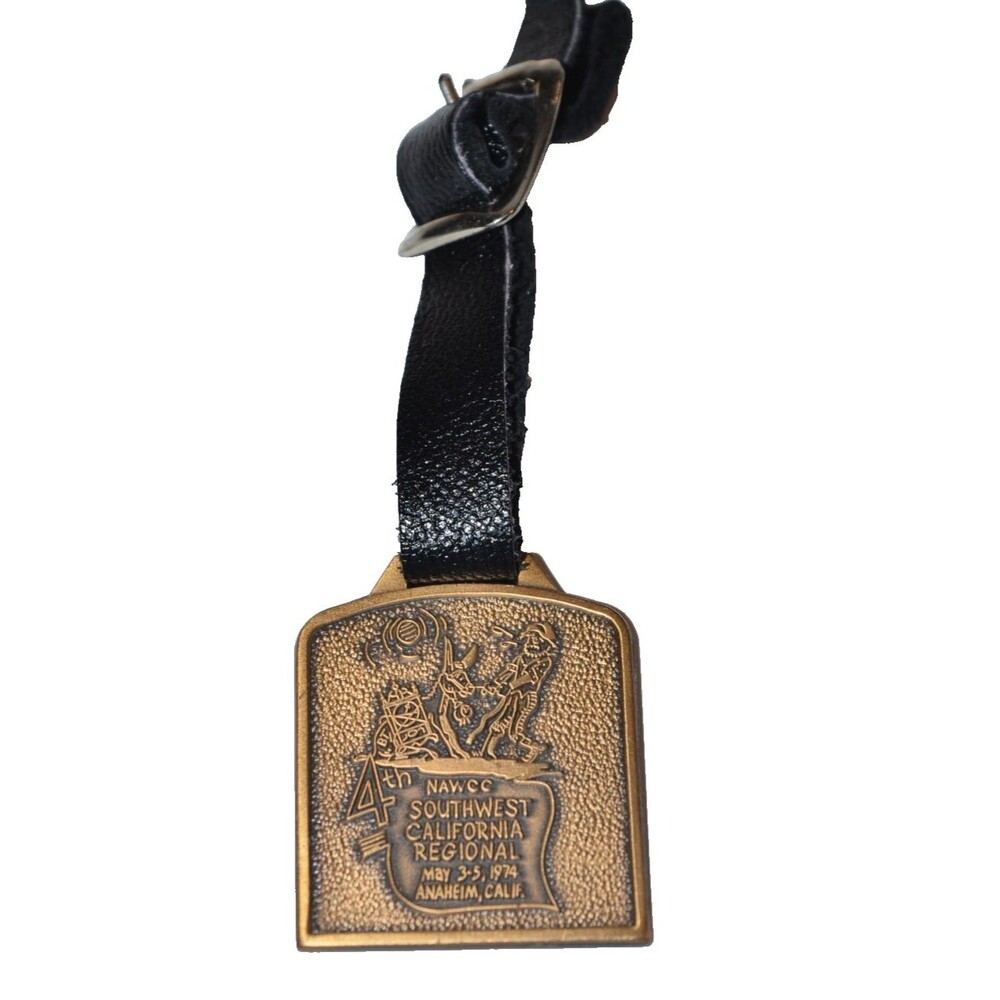 1974 National Association of Watch Collectors NAWCC‎ Convention Watch Fob Calif